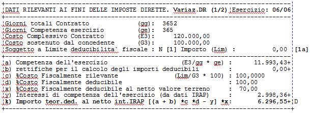 inferiore al 20% del costo dell immobile); B Fabbricato industriale (la percentuale di rilevanza del terreno ai fini delle II.DD.