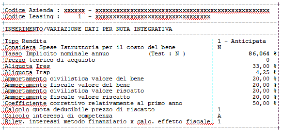 Lo sviluppo del calcolo con Excel è il seguente: VARIABILI CALCOLO TASSO RENDITA ANTICIPATA CELLA MESI 18 G4 RATA (-) -1.100 G5 VALORE ATTUALE (COSTO DEL CONCEDENTE) 12.