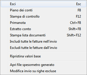 Eventuali anomalie verranno segnalate dal sistema, evidenziando in rosso la casella dov è presente l anomalia ed indicando sull ultima barra orizzontatale un messaggio d errore evidenziato sempre in