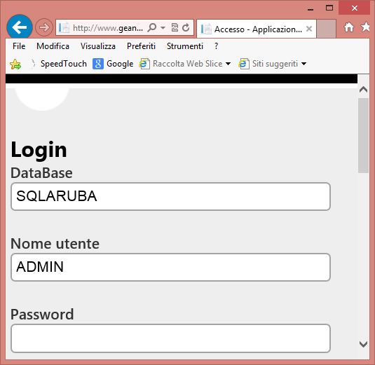 Gea.Net : Modalità Operative per Argomento Manuale A : Funzioni di Impostazione di Base 98 A12 GEA.NET DBSERVICE Gea.