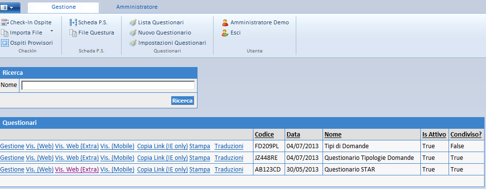 10 La web application di STAR la customer satisfaction STAR permette al titolare/gestore dell impresa di effettuare delle rilevazioni di customer satisfaction fra i suoi