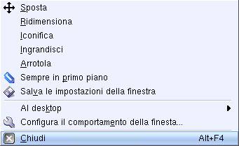 10.1. LE FINESTRE CAPITOLO 10. USIAMO KDE Cosa posso fare con le finestre?