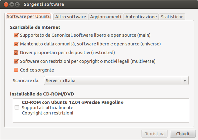 (biblioteche software da cui vengono