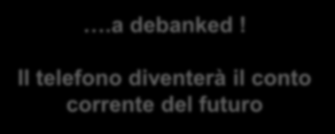 Un mondo senza «cash» Conseguenze.