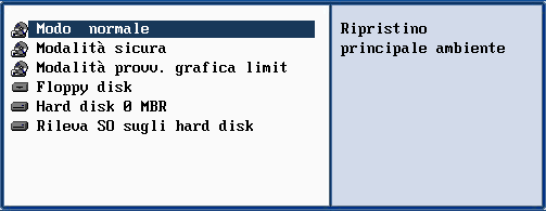 13 potrebbe ritornare utile in diverse situazioni non standard come ad esempio l'interferenza di impostazioni hardware o la presenza di problemi gravi a livello hardware.