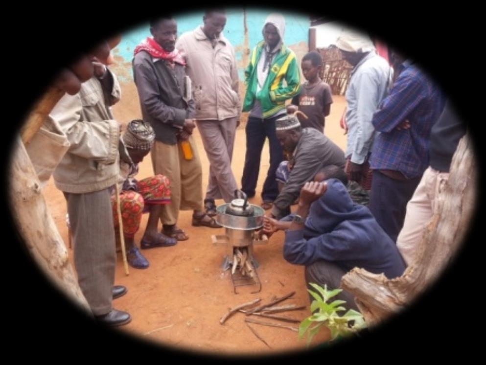 Stove in pastoral and