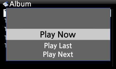 Vai in Playlist. Premi il tasto MENU sul telecomando. Si possono cancellare playlist esistenti, aggiungere brani o rimuoverli dalla playlist prescelta. 12-2.