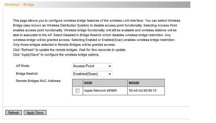 NOTA: Tutti i componenti di una rete Wireless WDS devono condividere le stesse