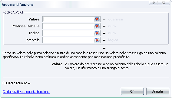 14 Tipo: inserire 1 se il pagamento viene effettuato all inizio del periodo, oppure 0 se viene effettuato alla fine (se omesso, questo valore viene considerato 0).