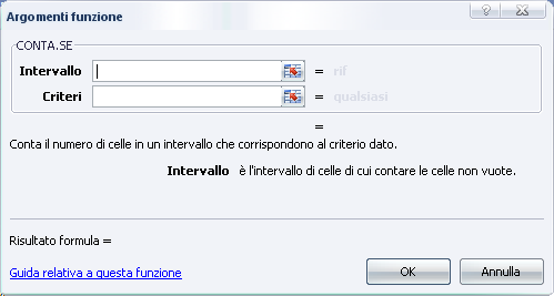 9 CONTA.SE La funzione CONTA.SE conta il numero di celle, in un intervallo, che soddisfano determinati criteri. =CONTA.