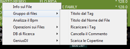 VirtualDJ supporta la scrittura dei tag nei files di tipo MP3 e MP4 tag.