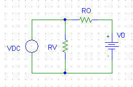 per il partitore fra le resistenze del circuito mostrato in figura: L errore assoluto commesso risulterà essere: R v R 0 V = V 0 V 0 = V 0 R v + R 0 R 0 + R v mentre l errore relativo: δv V = R 0 R 0