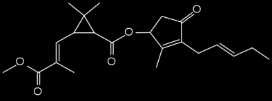 Piretrina I Pietrina II Cinerina I Cinerina II Jasmolina I Jasmolina II Figura 1: Formule di struttura delle principali piretrine naturali Sono quasi insolubili in acqua e tendono a concentrarsi nei