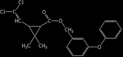 Permetrina (Permethrin; Nome chimico: 3-phenoxybenzyl (1RS,3RS;1RS,3SR)-3-(2,2- dichlorovinyl)-2,2-dimetilcyclopropanecarboxilato: Formula bruta: C21H20Cl2O3; assa molare: 391.