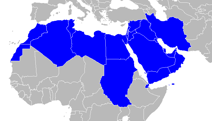 I nstability in the Middle-East/ North-Africa ( MENA) - 1 The spread Figura 4. Mappa of instability delle rivolte at nel end Medio 2010 Oriente start e Nord 2011: Africa Millions inhabitants MENA_map.