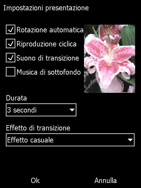 ❶ Toccare per eseguire lo zoom avanti dell immagine. ❶In mdoalità zoom avanti, nella parte sinistra viene visualizzato un ❹ ❸ ❺ ❷ ❹ piccolo riquadro che mostra una parte dell immagine sullo schermo.