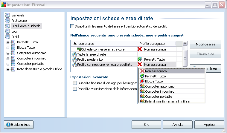 o Tutti gli utenti : altri utenti non assegnati a un gruppo specifico.