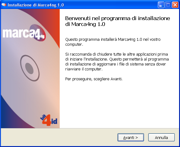 2.1 Sistemi Microsoft Windows Dopo aver inserito il CD-ROM nel lettore del proprio PC, sulle versioni XP e Vista di Microsoft Windows partirà in automatico la procedura di installazione: Figura 1: