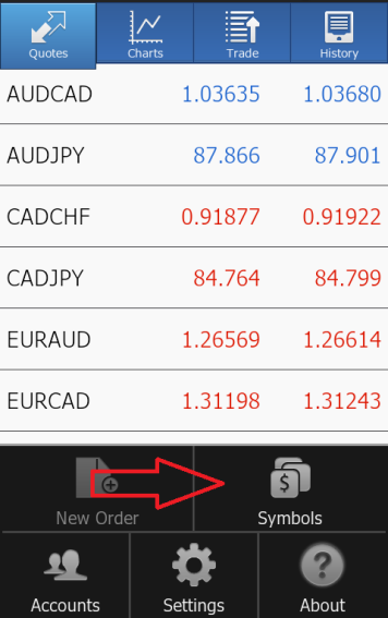 Con l'app si ha la possibilità di modificare la visualizzazione degli strumenti da "Simple" (Semplice) a "Advanced" (Avanzato).