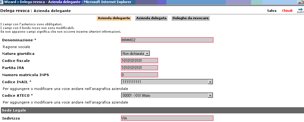 Provincia di Milano Gestore Comunicazioni Obbligatorie 3.6.1 Invio della Revoca a) Con firma digitale. Per Inviare la comunicazione con firma digitale, cliccare sull icona b) Senza firma digitale.