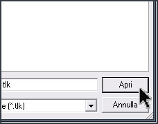 [Come caricare il LEAKAGE] 1] Cliccare sul pulsante LEAKAGE 1 presente sul pannello del software d'aggiornamento KeyB Loader: 3] (la casella 'Nome file' si compilerà in automatico):