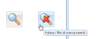 124 Guida all'utilizzo del TESEO e fare click sul pulsante "Effettua la ricerca per i filtri impostati" per avviare la ricerca selezionando il pulsante "Pulisci i filtri di ricerca inseriti" verranno