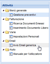 Gestione preventivi 55 Se l'esito della spedizione è positivo, riceverete il seguente messaggio.