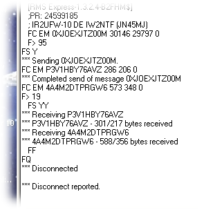 Posto che l invio di un immagine o di un allegato può essere lungo a 1200 baud, richiedendo anche alcuni minuti, in tal modo, e senza dei programmi esterni, il software ci consente di spedirla.