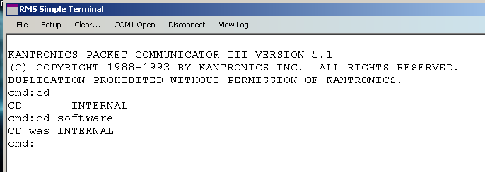 A.11.10) Utilizzo dei famosissimi TNC Kantronics Packet Communicator 3 (non +) Questi TNC, nati negli anni 80/90, sono noti come i più affidabili e performanti TNC, oggi sono sempre venduti a dei