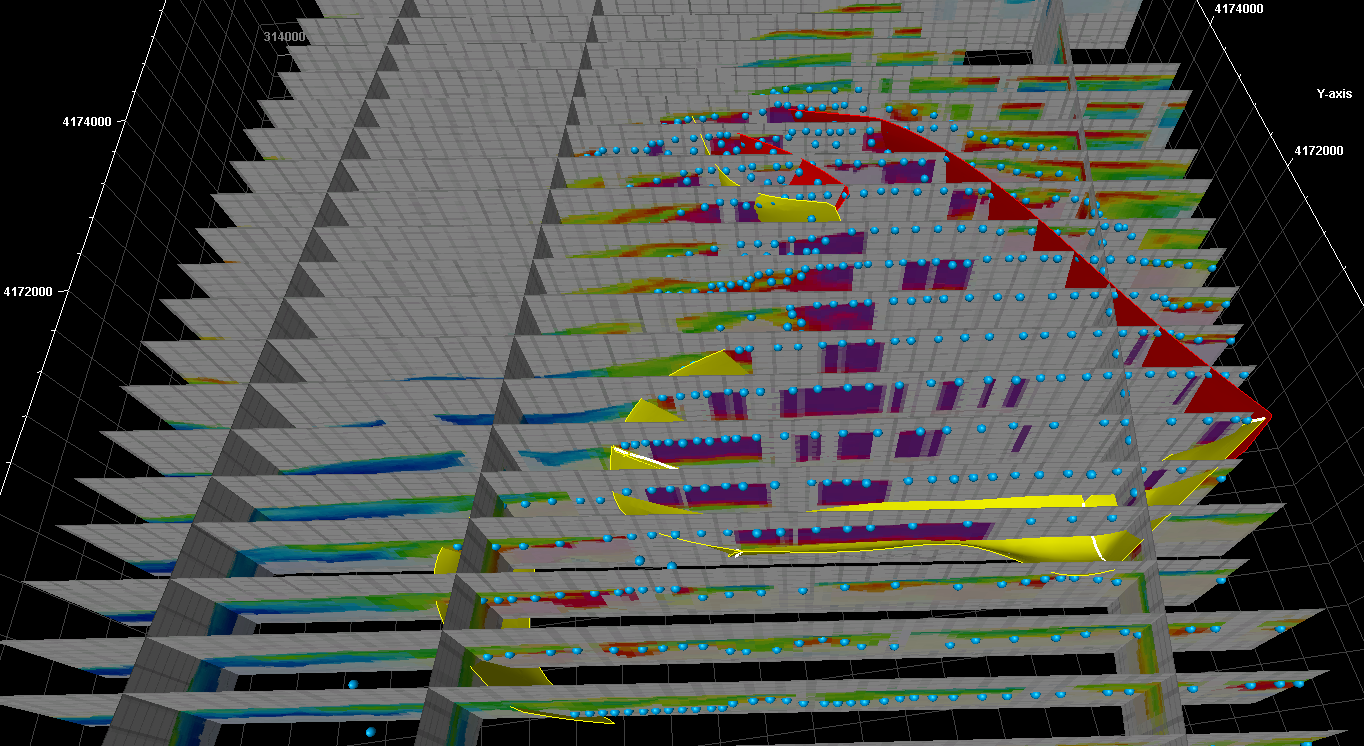 Modello geologico 3D Montevago Top Unità LE Consiglio