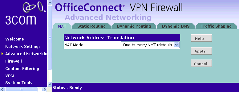 Network Address Translation (NAT) Il Network Address Translation è una tecnica che consiste nel modificare gli indirizzi IP dei pacchetti in transito su un sistema.