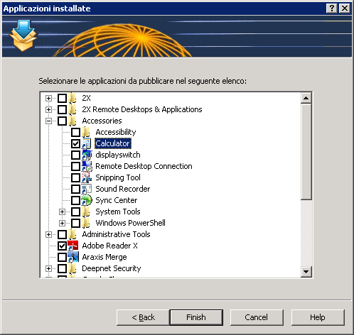 2. Nel primo passo della procedura guidata selezionare Server terminal e fare clic su Avanti come illustrato nello screenshot qui sopra. 3.