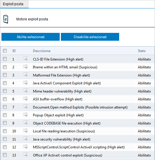 8. Specificando un valore di intervallo in ore, indicare la frequenza con cui GFI MailEssentials deve controllare/scaricare gli aggiornamenti per questo motore. 9.