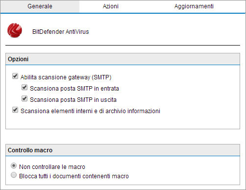 10. Specificando un valore di intervallo in ore, indicare la frequenza con cui GFI MailEssentials deve controllare/scaricare gli aggiornamenti per questo motore. 11.