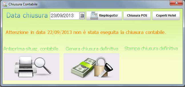 EFFETTUAZIONE DEL PAGAMENTO SU GERI O BEAUTY AUTOMATION Se alla chiusura del conto viene impostato un pagamento relativo alle carte di credito e di tipo POS, il programma avvia la comunicazione con