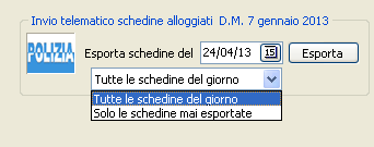 Programma Hotel / Gerì / Plus Release 3.15.0.1454 Data 06/05/2013 Tipo UPDATE Pag. 1 di 11 NOTE DI INSTALLAZIONE Per installare l UPDATE è sufficiente eseguire il file.