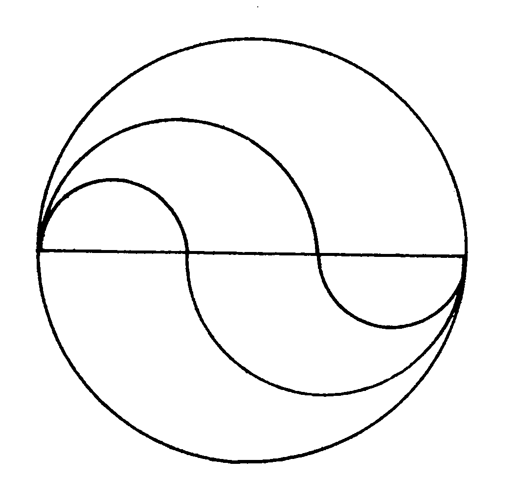 3.13 Gli anelli olimpici L'area del triangolo segnato è, stante il raggio 1, ½. L'area di ¼ di cerchio è /4; la differenza è /4 1/2; questa differenza la contiamo 8 volte e l'area sarà 2( -2). 3.