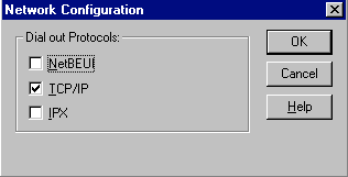 Fig. 23 - Configurazione dell accesso remoto A questo punto cliccando su Configure... apparirà la seguente finestra di configurazione della porta COM.