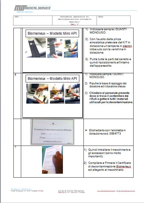 14 Carugate, 20 Marzo 2013 4.1. Decontaminations