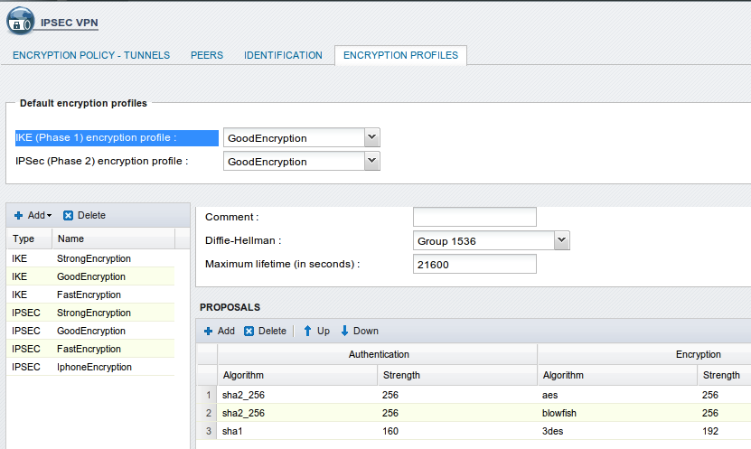 Creazione di un tunnel VPN tra 2 firewall La creazione di un tunnel tra due firewall Netasq avviene in 2 fasi, la prima in cui si crea il tunnel vero e