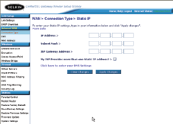 Metodo alternativo di installazione Impostazione del proprio tipo di connessione ISP in IP statico Un tipo di connessione statico è il tipo di connessione meno comune rispetto ad altri tipi di