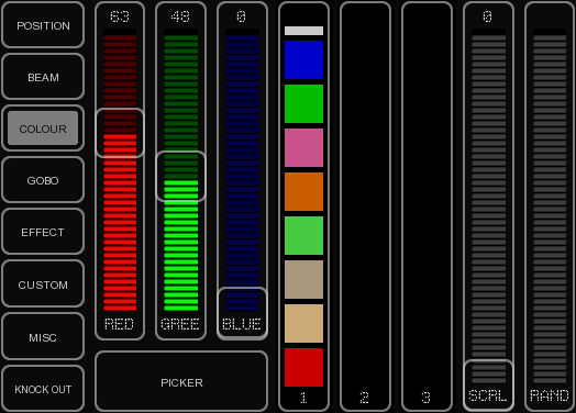 7 Modificare una Cue Per modificare una cue: 1 Aprite il menù CUE 2 3 Selezionate una Cuelist e cliccate su EDIT [MODIFICA] per aprire l editor della Cuelist.