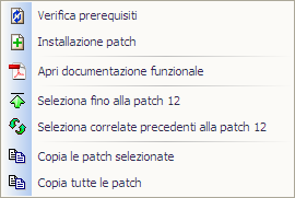 P A T C H I N S T A L L E R - A D H O C R E V O L U T I O N Installa Con questo bottone sono eseguite le verifiche (descritte precedentemente) e quindi lanciato il processo di installazione di tutte