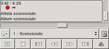 Figura 14.12 Interfaccia utente di KsCD 14.3.2 Lettore di CD GNOME Questo lettore di CD è particolarmente semplice.