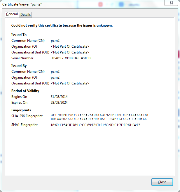 Certificati? Il sito default-ssl.