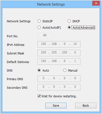 12 Utilizzo del CD-ROM È possibile cambiare la visualizzazione di List of camera-related device tra indirizzi IPv4 e indirizzi IPv6 in conformità con il protocollo utilizzato.