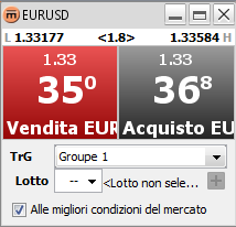 ESECUZIONE DELLE NEGOZIAZIONI La schermata «Order List & Trade Log» (elenco degli ordini e log delle negoziazioni) riporta in tempo reale le informazioni su tutte le negoziazioni aperte, oltre che