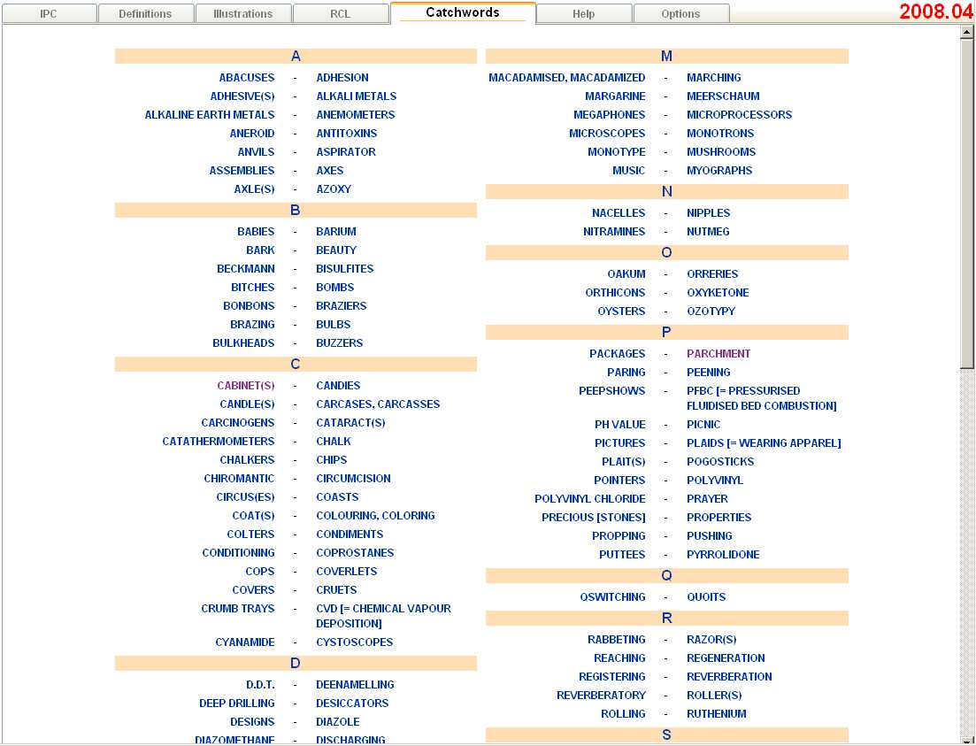 lang=en Come trovare i codici IPC (2) IPC natural