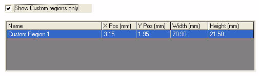 Utilizzo degli strumenti 4 Modifica di una regione di scansione esistente per vetrini non Agilent Y Width Height Ranges Misura dell asse Y per l angolo superiore sinistro.