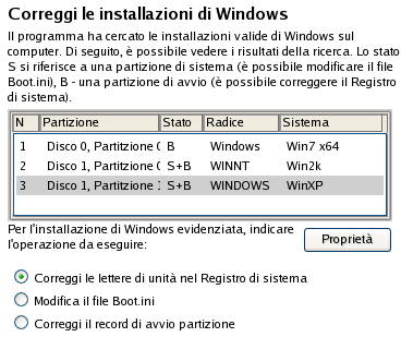 84 6. Esaminare il file forse il problema è lì. Se contiene un errore, correggerlo utilizzando i pulsanti appropriati. 7. Se il file Boot.